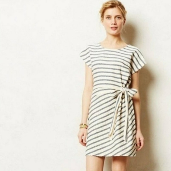 Anthropologie Saturday Sunday Yael Side-Tie Dress - Picture 1 of 9